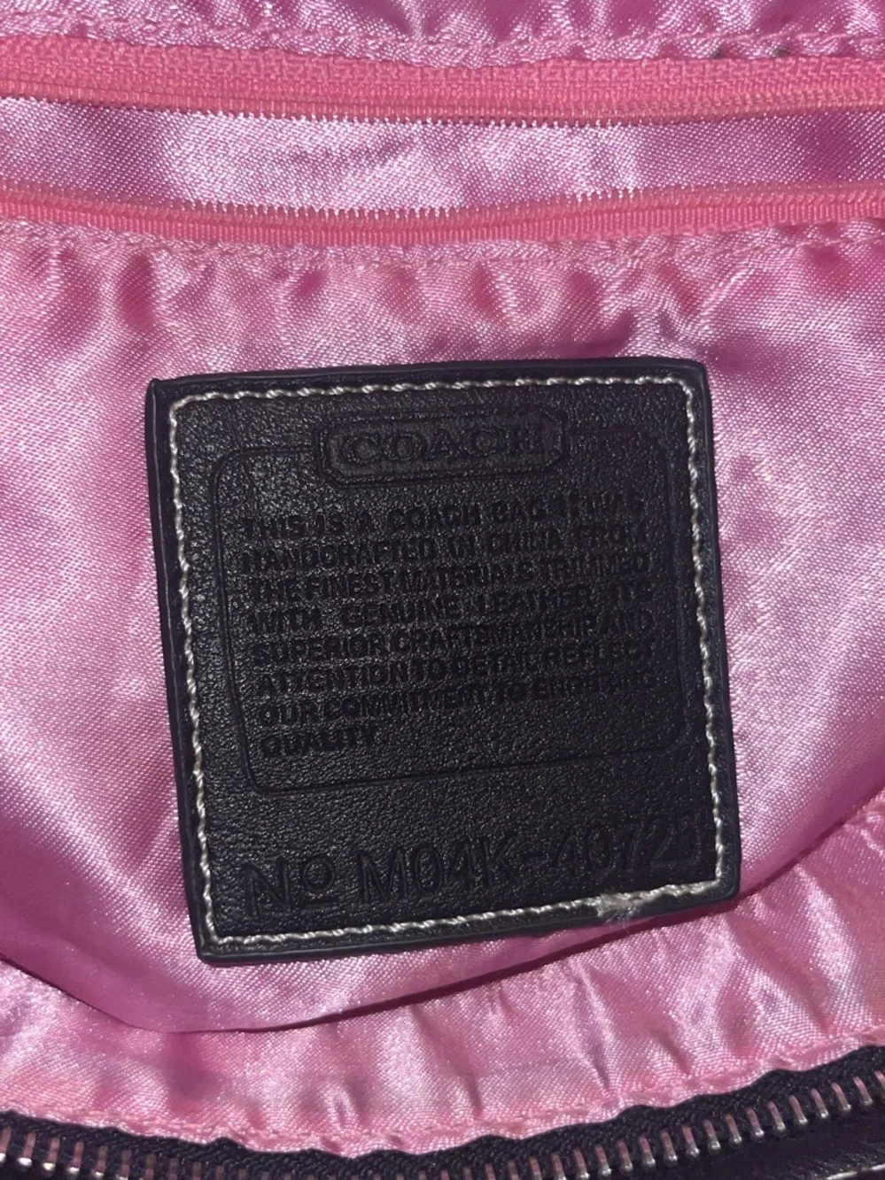 Coach Black and Gray Signature Tote